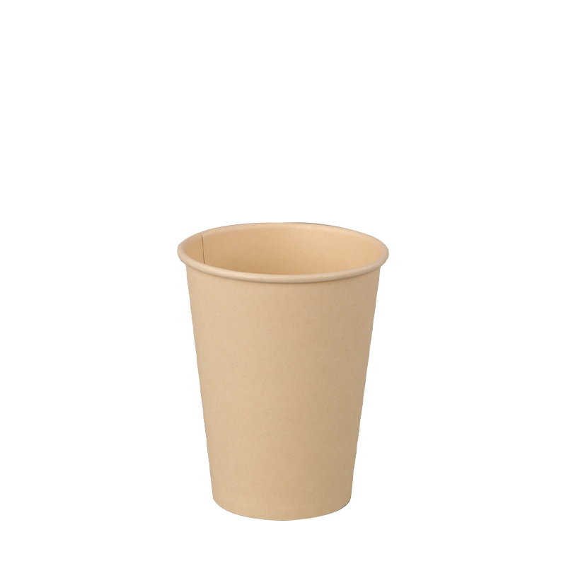 6oz ongebleekte Kraft enkelwandige papieren beker