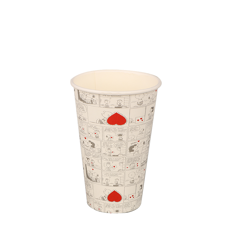 8oz waterdichte enkelwandige warme papieren bekers