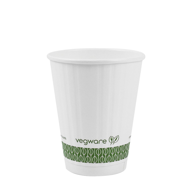 Warme papieren beker met patroon van 9 oz