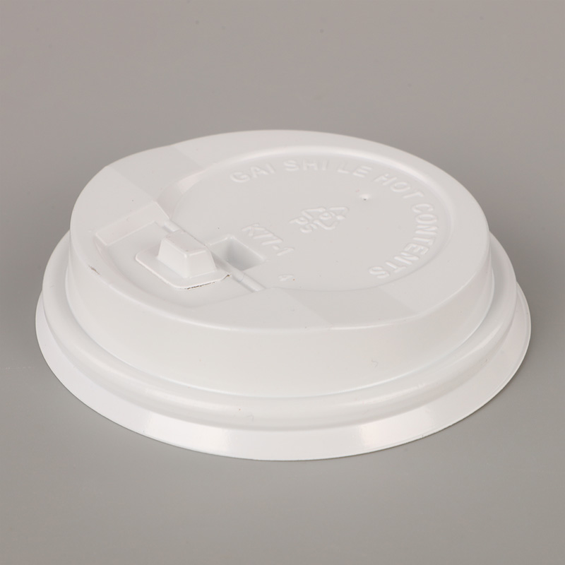 Plastic deksels voor hete koffie van 6 oz