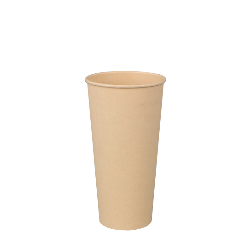 8oz waterdichte bamboe enkelwandige warme papieren bekers