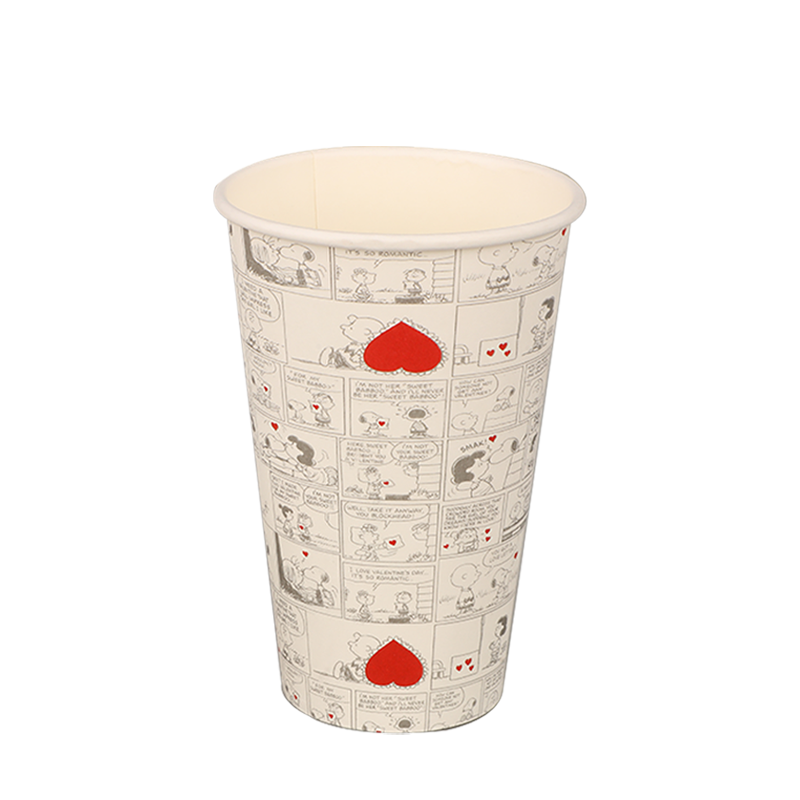 12oz composteerbare enkelwandige papieren bekers