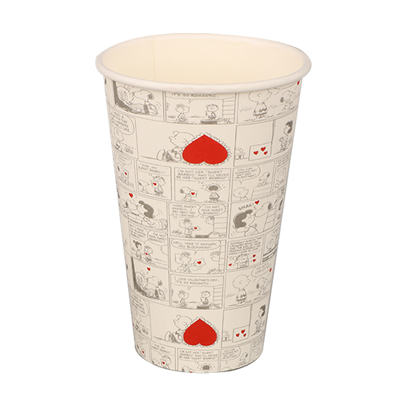 22oz papieren beker met coating op waterbasis